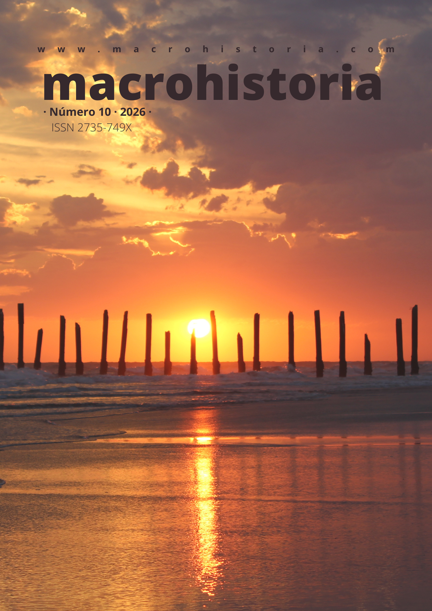 Portada Macrohistoria de puesta de sol argentina